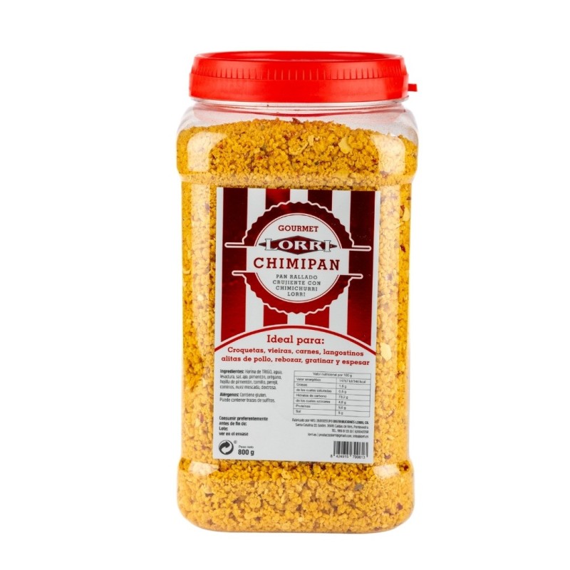 BOTE CHIMIPÁN 800g Lorri (pan rallado crujiente)